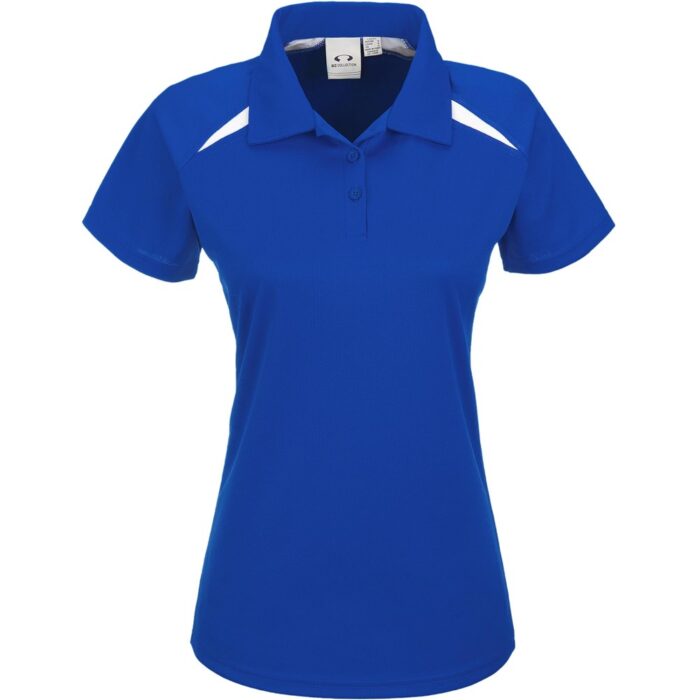 Ladies Splice Golf Shirt – Royal Blue 2